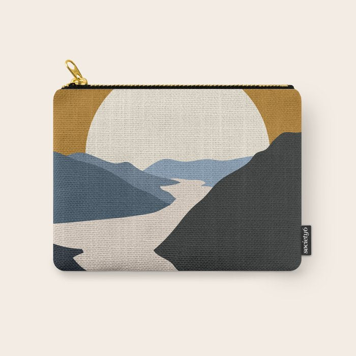 Abstract Art / Landscape 5 Carry All Pouch Gallery Image 1