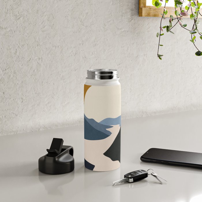 Abstract Art / Landscape 5 Water Bottle Gallery Image 4