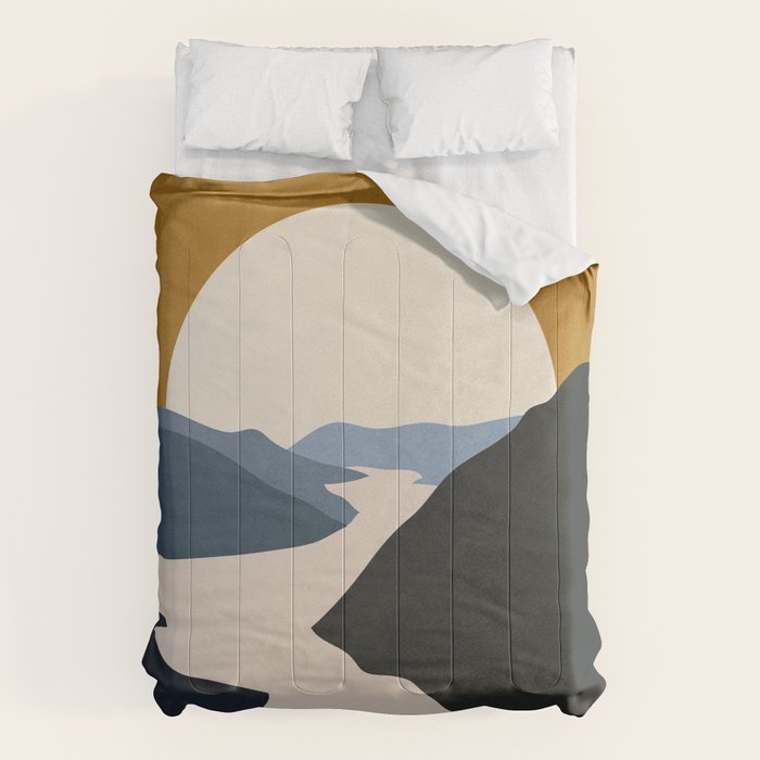 Abstract Art / Landscape 5 Comforter Gallery Image 1