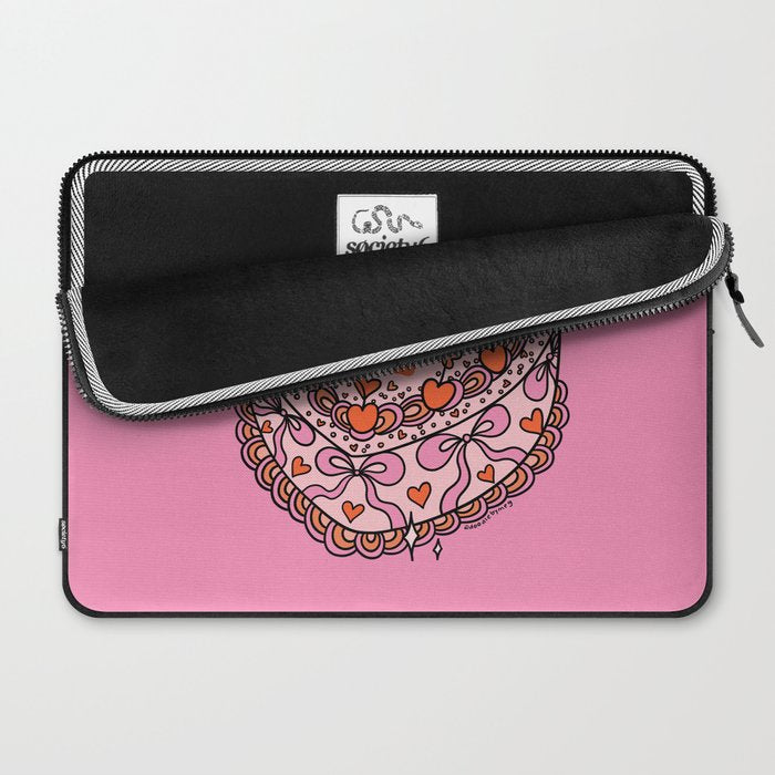 Mrs. and Mrs. Cake Laptop Sleeve Gallery Image 2