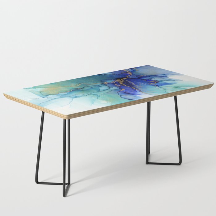 Electric Waves Violet Turquoise - Part 2 Coffee Table Gallery Image 1