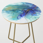 Electric Waves Violet Turquoise - Part 2 Side Table Gallery Image 2