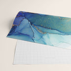 Electric Waves Violet Turquoise - Part 2 Wrapping Paper Gallery Image 2