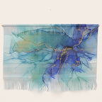 Electric Waves Violet Turquoise - Part 2 Wall Hanging Gallery Image 1