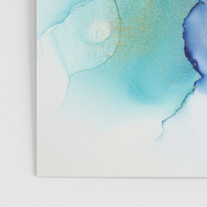 Electric Waves Violet Turquoise - Part 2 Poster Gallery Image 3