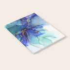 Electric Waves Violet Turquoise - Part 2 Notebook Gallery Image 2
