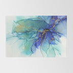 Electric Waves Violet Turquoise - Part 2 Rug Gallery Image 2