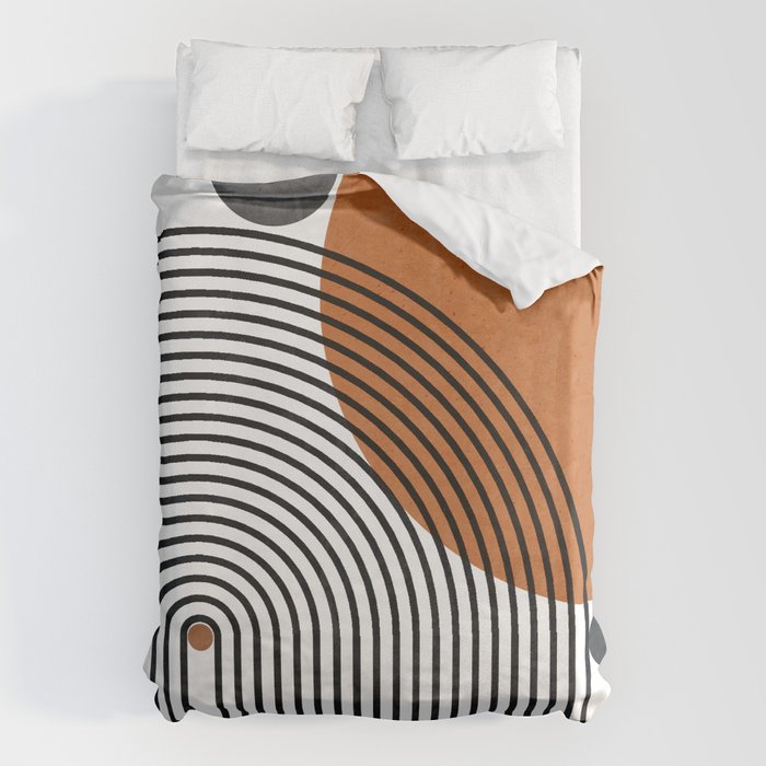 Modern Mid Century Duvet Cover Gallery Image 1