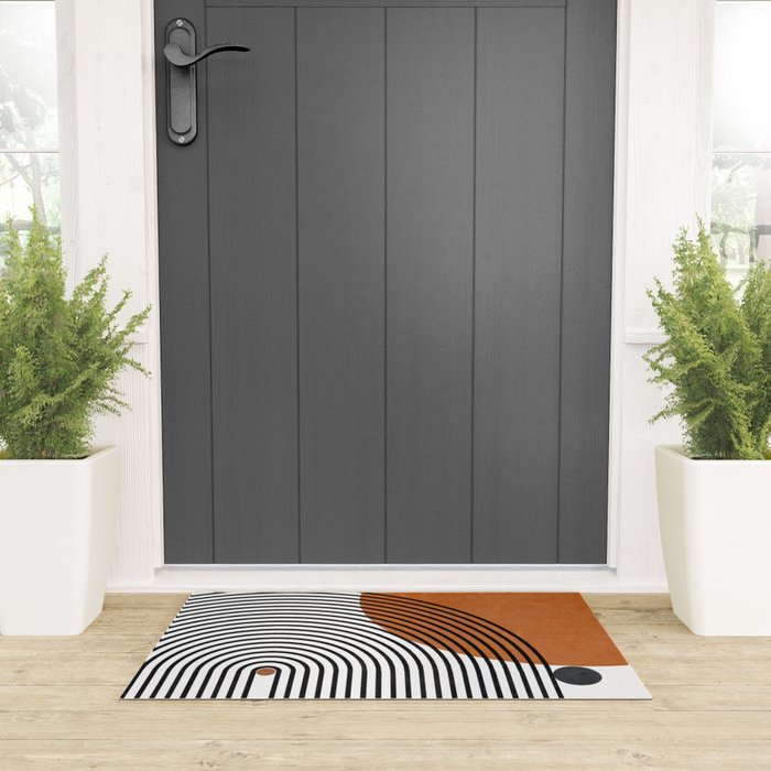 Modern Mid Century Welcome Mat Gallery Image 3