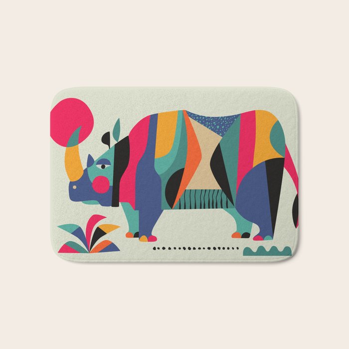 Rhino Bath Mat Gallery Image 1