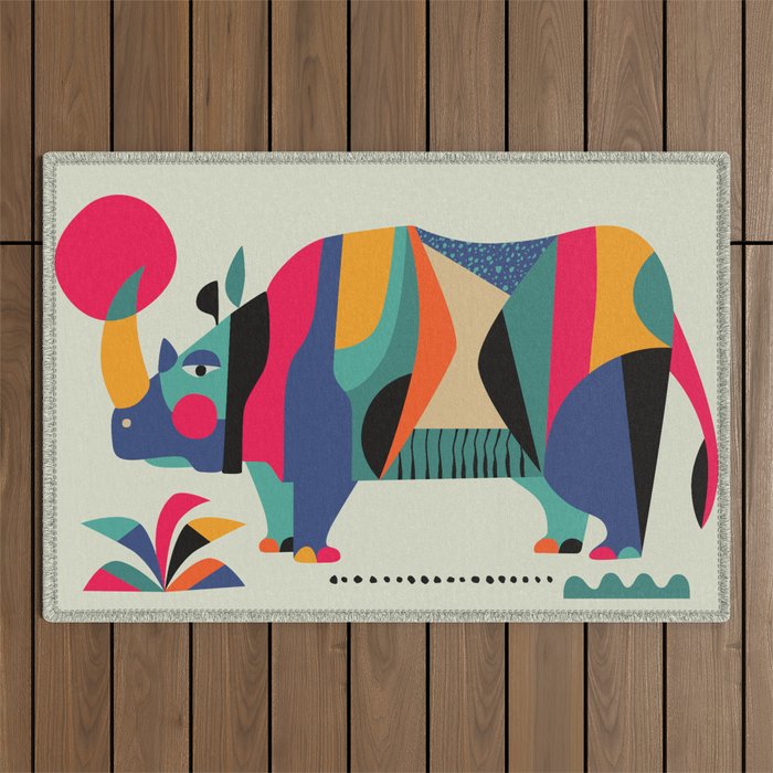 Rhino Outdoor Rug Gallery Image 1