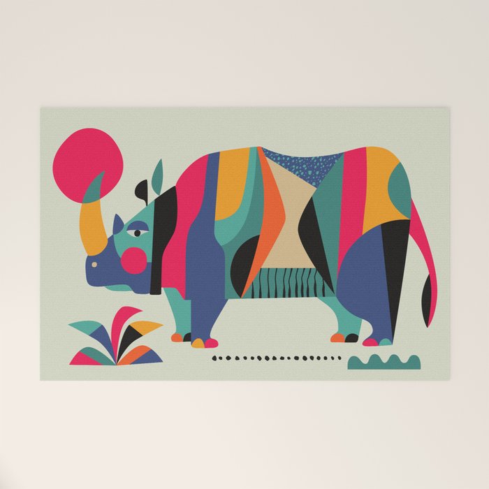 Rhino Welcome Mat Gallery Image 1