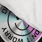 Retro holographic Y2K sticker pattern Comforter Gallery Image 4