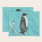 Fractal geometric emperor penguin Placemat Gallery Image 1