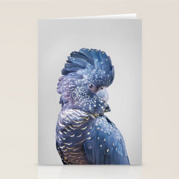Black Cockatoo Stationery Card Gallery Image 1