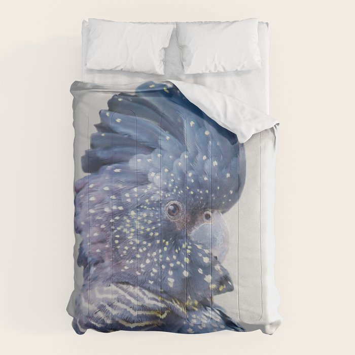 Black Cockatoo Comforter Gallery Image 1