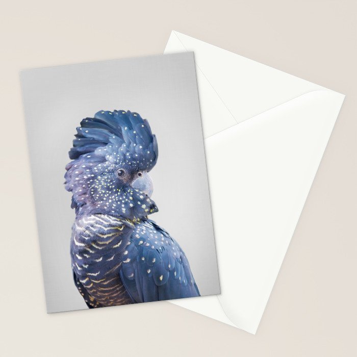 Black Cockatoo Stationery Card Gallery Image 2