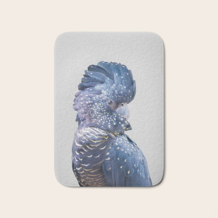 Black Cockatoo Bath Mat Gallery Image 1