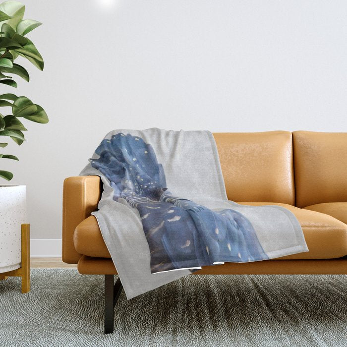 Black Cockatoo Throw Blanket Gallery Image 1