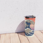 The Great Wave of Shiba Inu Travel Mug Gallery Image 4