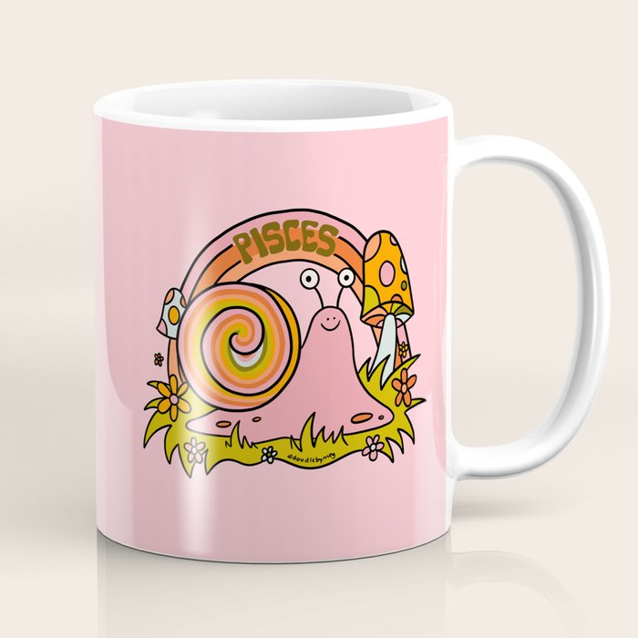 Pisces Snail Coffee Mug Gallery Image 1