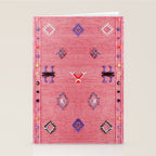 Lovely Pink Oriental Traditional Moroccan Handmade Printable Style  Stationery Card Gallery Image 2
