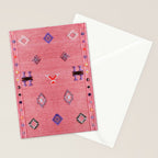 Lovely Pink Oriental Traditional Moroccan Handmade Printable Style  Stationery Card Gallery Image 2