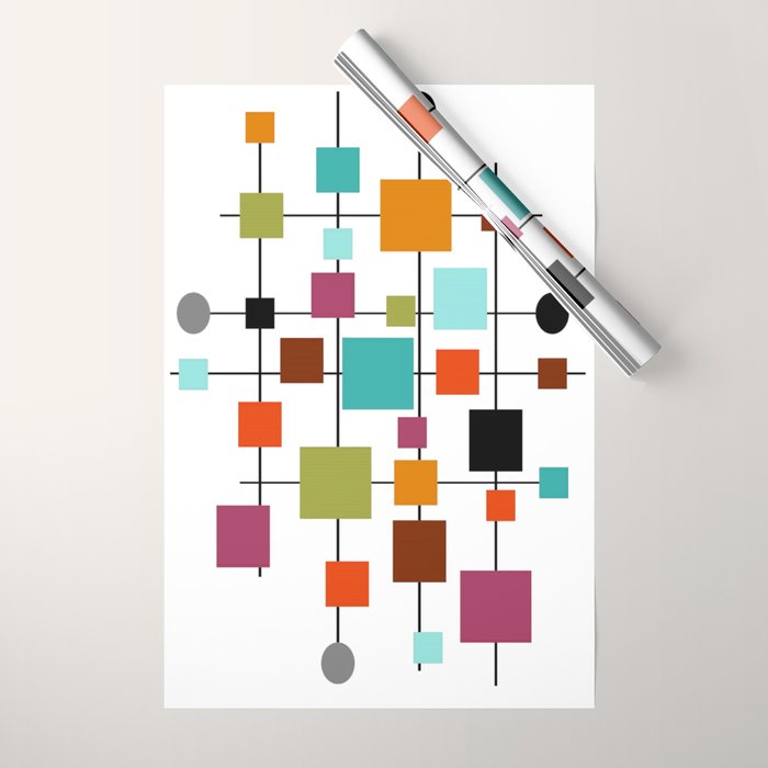 Mid-Century Modern Art 1.3.1 Wrapping Paper Gallery Image 1