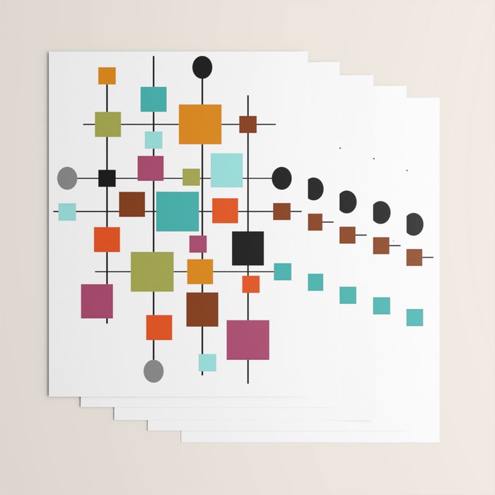Mid-Century Modern Art 1.3.1 Wrapping Paper Gallery Image 3