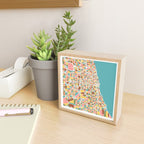 Chicago Map Art Mini Art Print Gallery Image 2