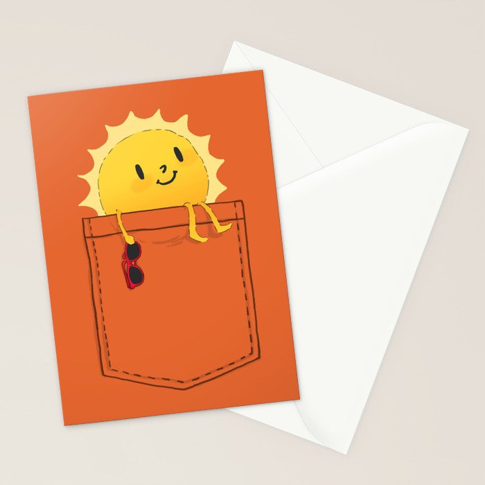 Pocketful of sunshine Stationery Card Gallery Image 2