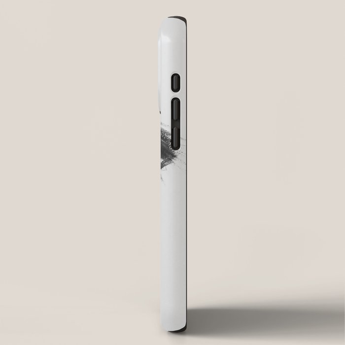 Ballerina, black white, pastel, charcoal iPhone Case Gallery Image 2