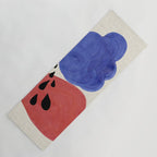 Blue Rain Clouds Yoga Mat Gallery Image 1