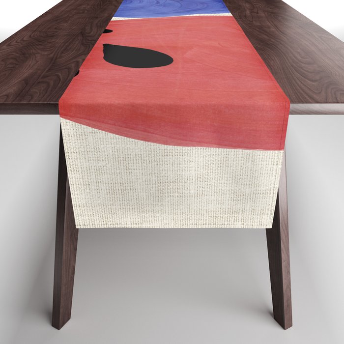 Blue Rain Clouds Table Runner Gallery Image 1