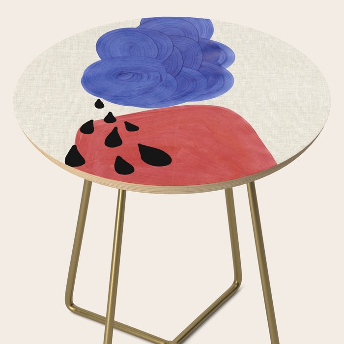 Blue Rain Clouds Side Table Gallery Image 2