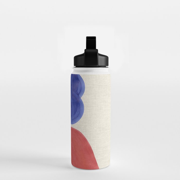 Blue Rain Clouds Water Bottle Gallery Image 2