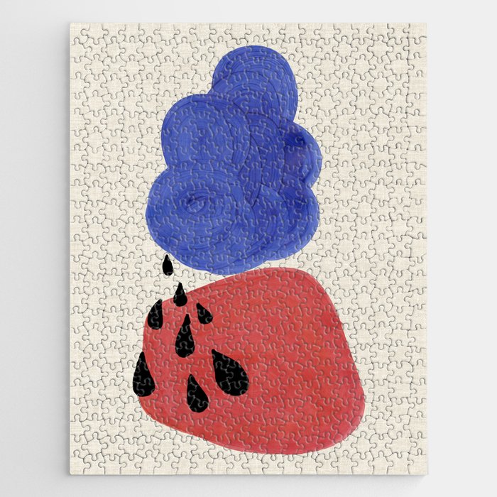 Blue Rain Clouds Jigsaw Puzzle Gallery Image 1