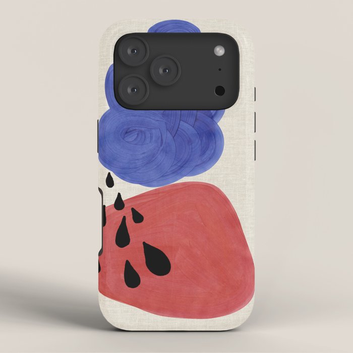 Blue Rain Clouds iPhone Case Gallery Image 3