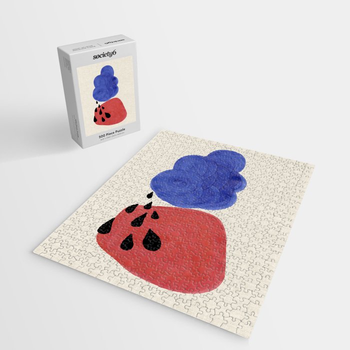 Blue Rain Clouds Jigsaw Puzzle Gallery Image 2