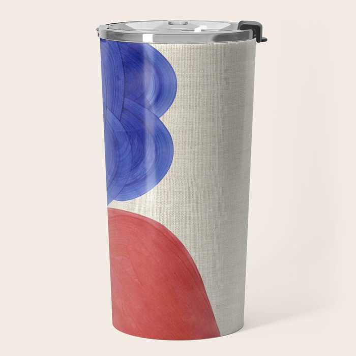 Blue Rain Clouds Travel Mug Gallery Image 2