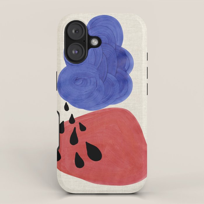 Blue Rain Clouds iPhone Case Gallery Image 1