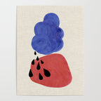 Blue Rain Clouds Poster Gallery Image 4