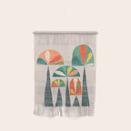 Quirky retro palm trees Wall Hanging Gallery Image 1