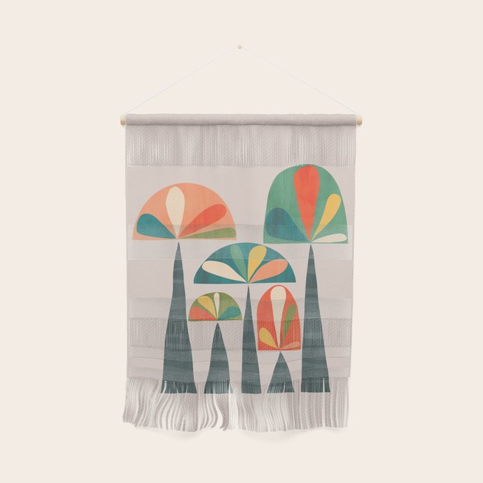 Quirky retro palm trees Wall Hanging Gallery Image 1