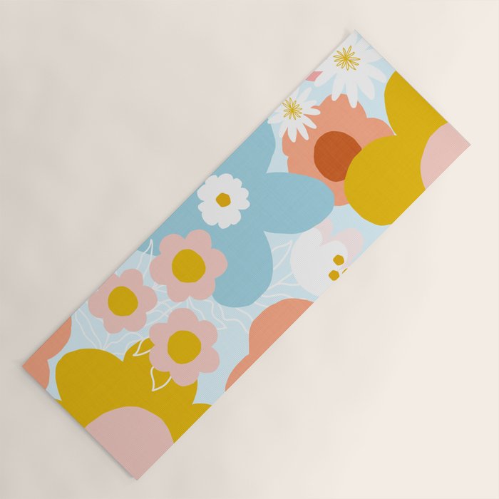 Bohemian bloom Yoga Mat Gallery Image 1