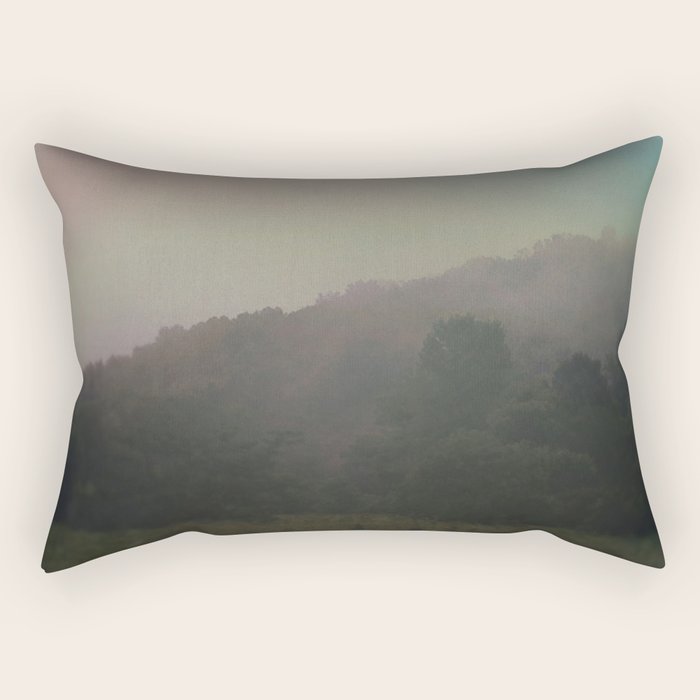 In a Fog Rectangular Pillow Gallery Image 1