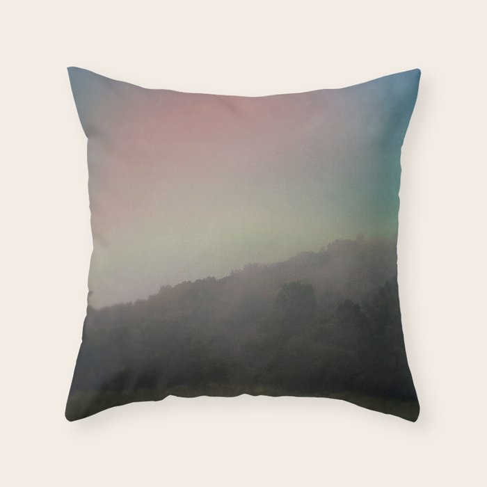 In a Fog Throw Pillow Gallery Image 1