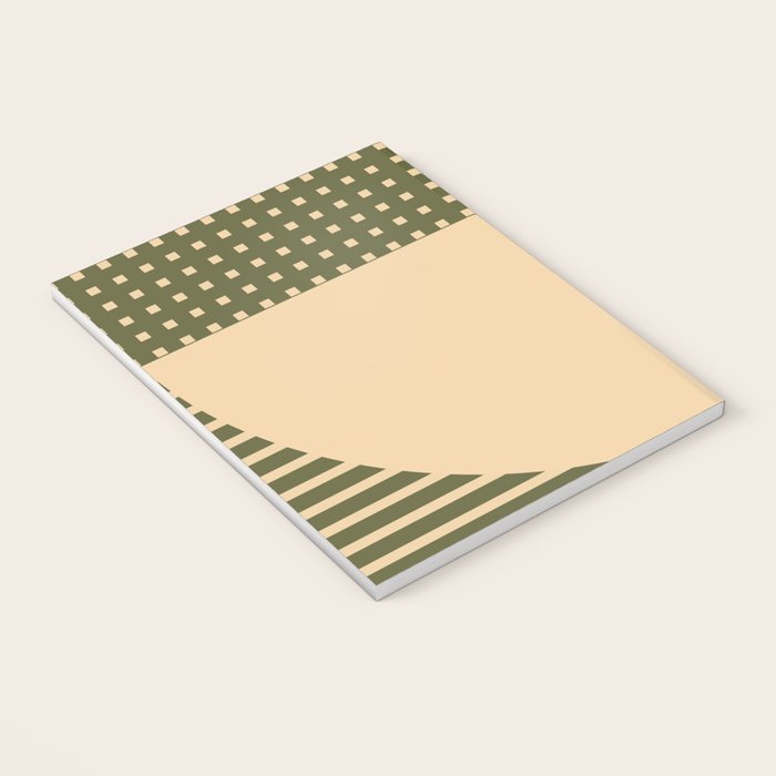 Geometric Spring Abstract - Pantone Warm color Notebook Gallery Image 3