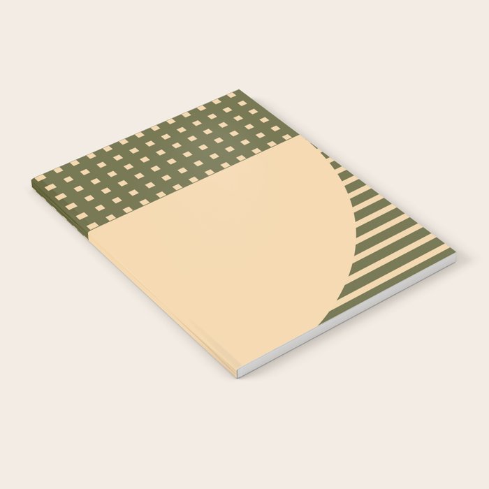 Geometric Spring Abstract - Pantone Warm color Notebook Gallery Image 2