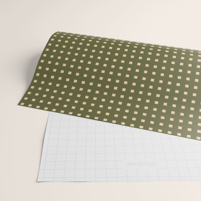Geometric Spring Abstract - Pantone Warm color Wrapping Paper Gallery Image 2